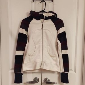 *last chance* Lululemon Scuba Hoodie - Cream & Colorblock